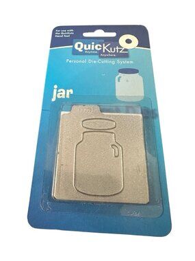 Quickutz 2x2 Cutting Die Jar New RS-0057 Paper Crafts Scrapbooking